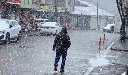 Karlıova’da Mart Sonunda Kar Yeniden Etkili Oldu
