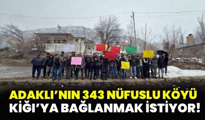 Adaklı’nın 343 Nüfuslu Köyü Kiğı’ya Bağlanmak İstiyor!