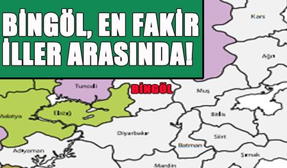 Bingöl, En Gelişmemiş İller Arasında