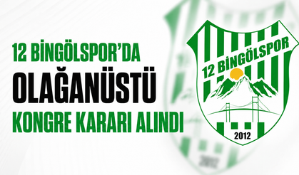 12 Bingölspor’da Olağanüstü Kongre Kararı Alındı