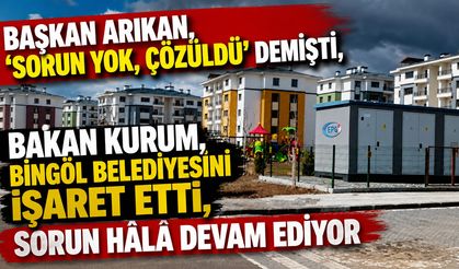 Bakan Kurum, Bingöl Belediyesini İşaret Etti