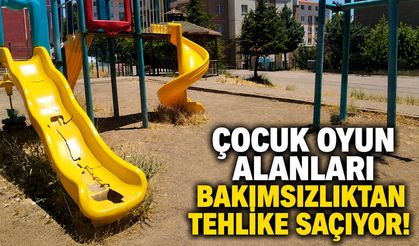 İçmeler Mahallesi'nde Çocuk Parkları Yıkık-Dökük!
