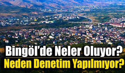 Bingöl’de Neler Oluyor? Neden Denetim Yapılmıyor?