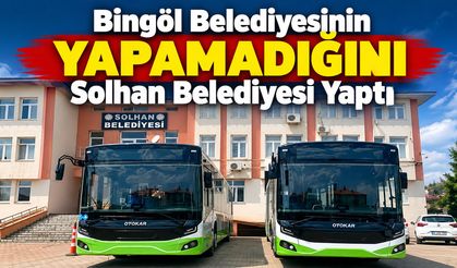 Bingöl Belediyesinin Yapamadığını Solhan Belediyesi Yaptı