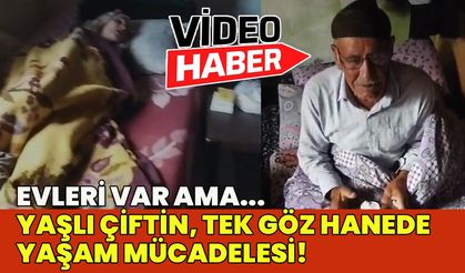 Bingöl’de Yatalak Çiftin Tek Gözlü Evde Yaşam Mücadelesi!