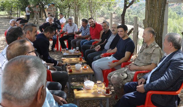 Kaymakam Güzel, Köy Ziyaretlerinde Bulundu