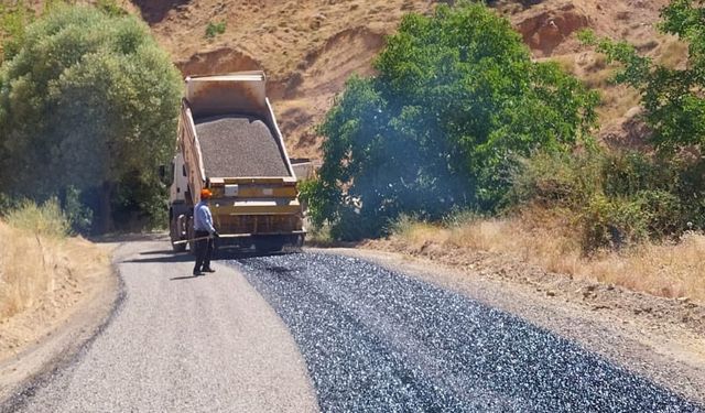 Genç'te 124 Kilometre Köy Yolu Asfaltlandı