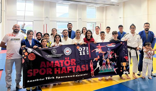 Amatör Spor Haftası'nda Judo Heyecanı