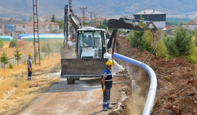 Malatya'da 2 Bin 500 Metrelik İçmesuyu Hattı