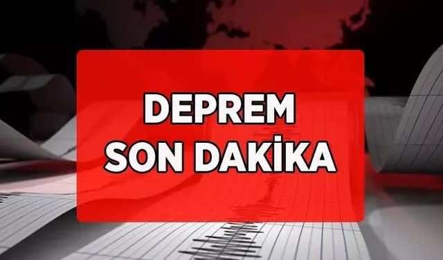 Elâzığ’da 5.0 büyüklüğünde deprem!