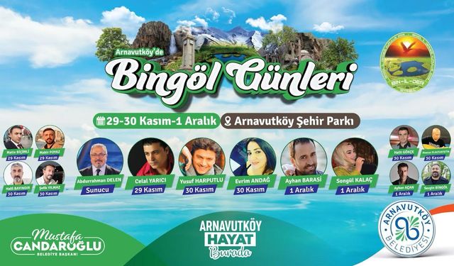 İstanbul’da Bingöl Günleri Düzenlenecek