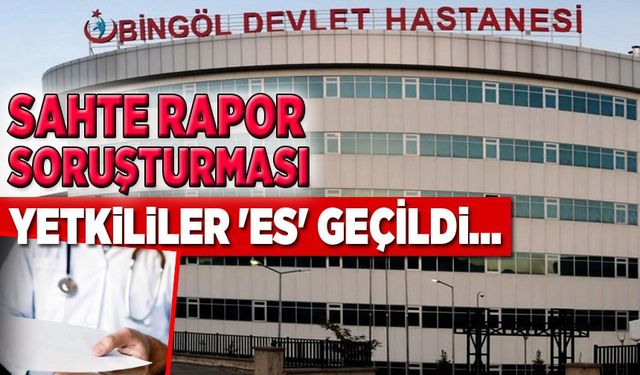 Yetkiliye Dokunulmadı! Sahte Rapor Soruşturmasında Fatura Vasıfsız Personele Kesildi...