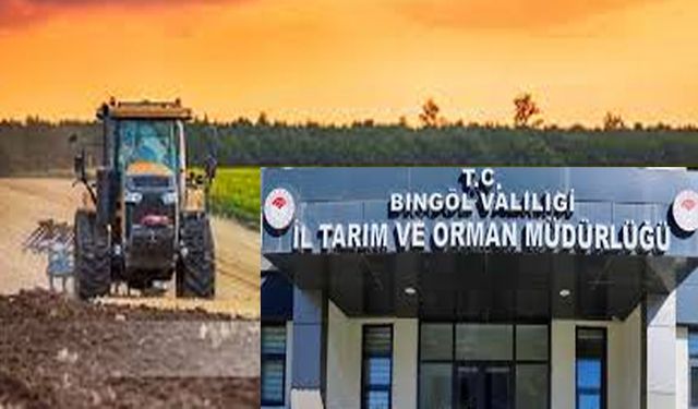 Bingöl'de Çiftçiler TARSİM Hakkında Bilgilendirilecek