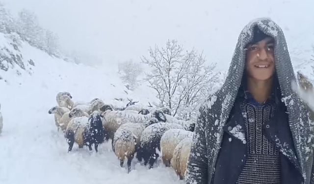 Muş’ta Kar Yağışı Çiftçilerin Hayatını Olumsuz Etkiledi