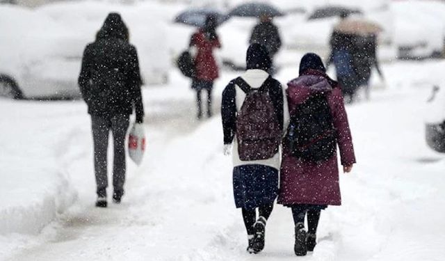 Bingöl’de Yoğun Kar Yağışı Nedeniyle Eğitime Ara Verildi