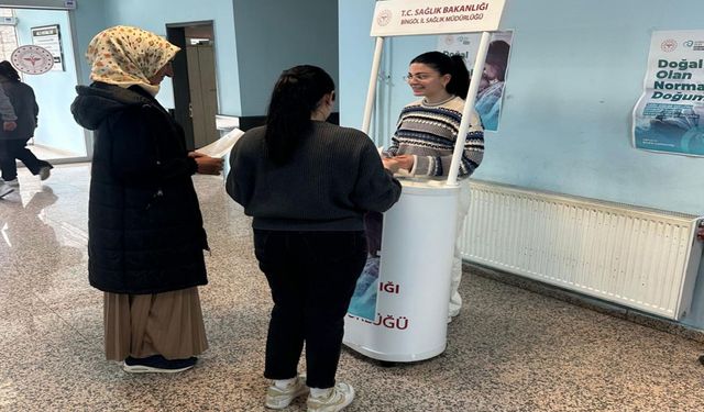 Adaklı Devlet Hastanesi'nde Vatandaşlar Bilgilendirildi