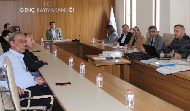 Genç Kaymakamlığı'nda 'İş Sağlığı ve Güvenliği Toplantısı' Yapıldı