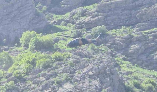 Hakkari'de Kaybolan Yaşlı Adam, Askeri Helikopterle Kurtarıldı!