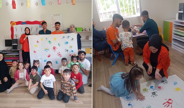 Çocukların Yüzü Sanatla Güldü