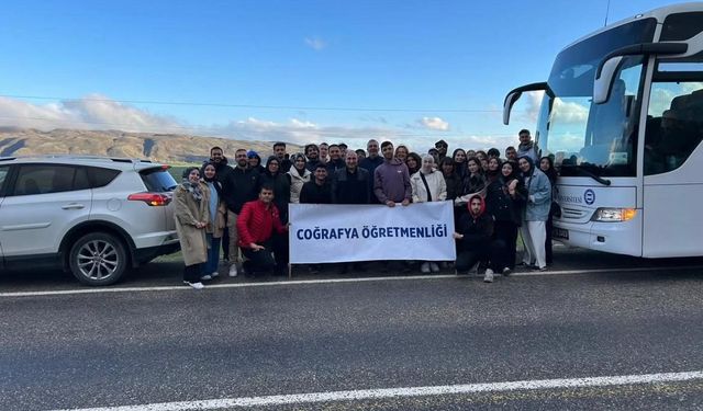 Bingöl’de Öğrenciler, Karlıova’daki Üçlü Levha Kesişim Noktasını İnceledi