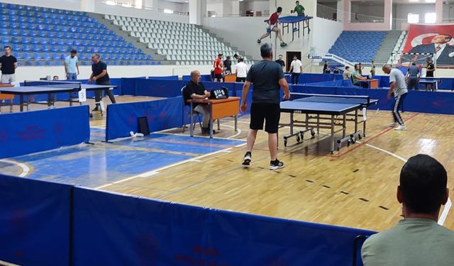 Bingöl'de Kurumlararası Masa Tenisi Heyecanı