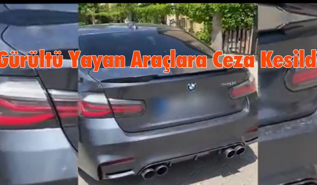 Bingöl'de 'Egzoz Değil, Huzur Ses Versin' Denetimi