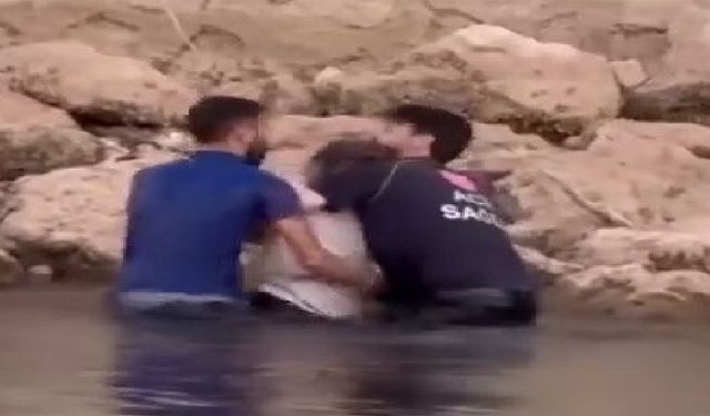 Baraj Gölüne Düşen Kadın Kurtarıldı