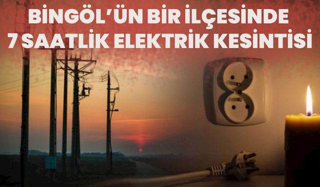 Köylerde 13 Temmuz'da Elektrik Yok!