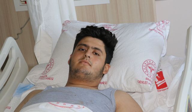 Çanakkale'de İş Kazası Geçiren Hasta, Memleketi Bingöl'e Getirildi