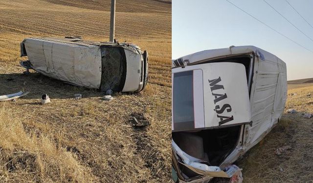 Diyarbakır'da Minibüs Devrildi: 18 Yaralı
