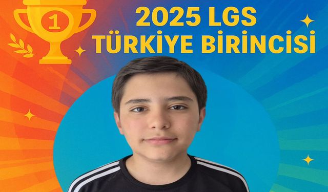 Bingöllü Öğrenci, LGS'de Türkiye Birincisi Oldu!