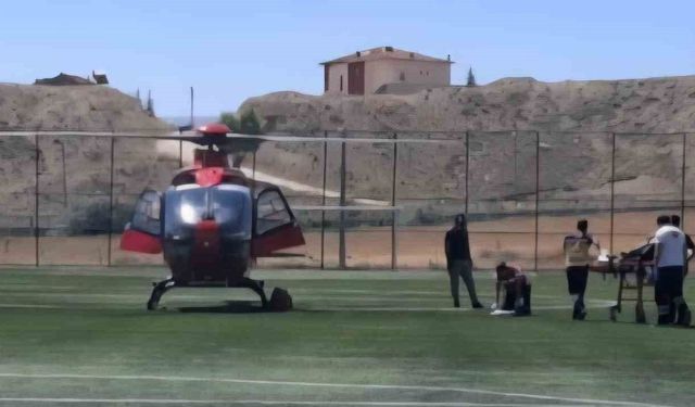 Kalp Krizi Geçiren Hastanın İmdadına Ambulans Helikopter Yetişti