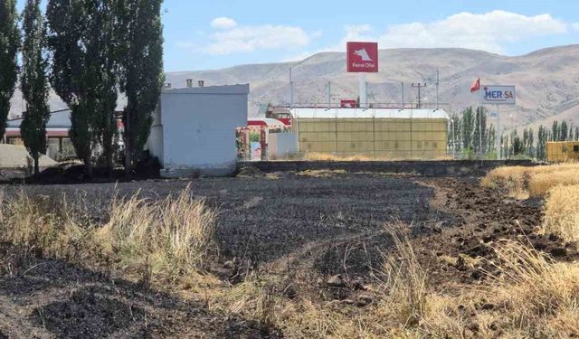Karakoçan'da 23 Dönümlük Buğday Tarlası Küle Döndü