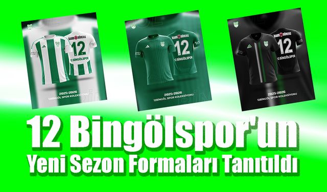 12 Bingölspor'un Yeni Sezon Formaları Tanıtıldı