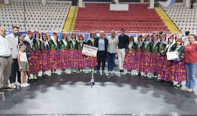 Türkiye Halkoyunları Şampiyonasında Türkiye İkincisi Oldu