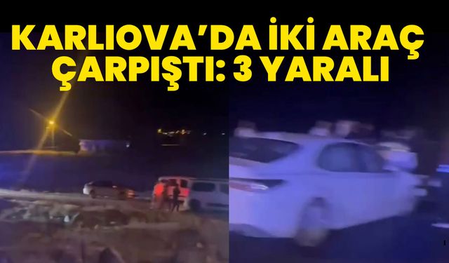 Karlıova’da İki Araç Çarpıştı: 3 Yaralı