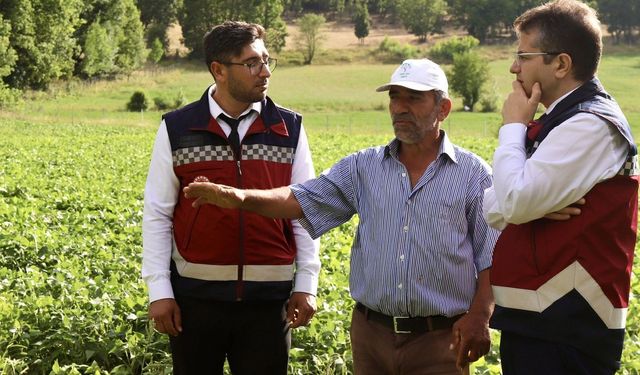 Yedisu'nun Kabayel ve Elmalı Köylerindeki Çiftçiler Bilgilendirildi