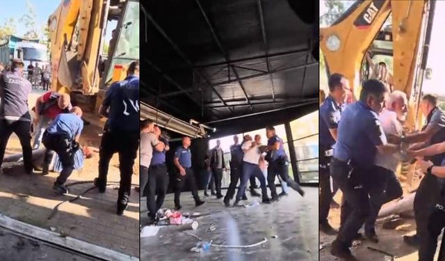 Kaçak Kafe Yıkımında Arbede: 1 Polis Yaralı, 3 Gözaltı