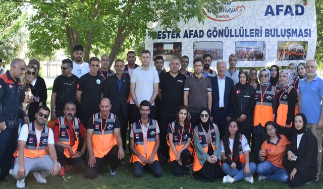 Bingöl’ün İlçesinde AFAD Gönüllüleri Buluştu