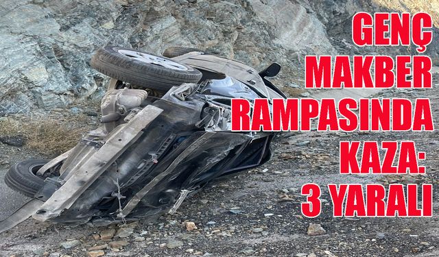 Bingöl Diyarbakır Yolunda Trafik Kazası: 3 Yaralı