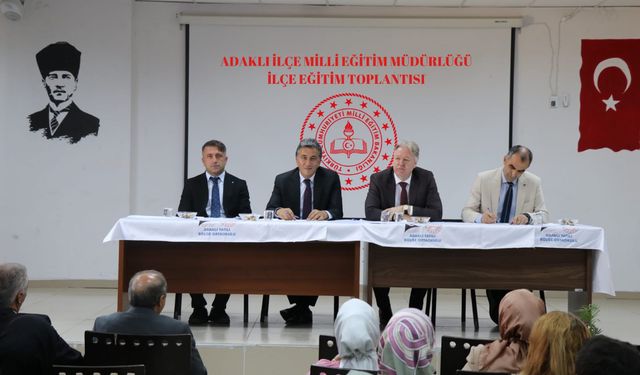 Milli Eğitim Müdürü Özel’den Adaklı İlçesine Ziyaret