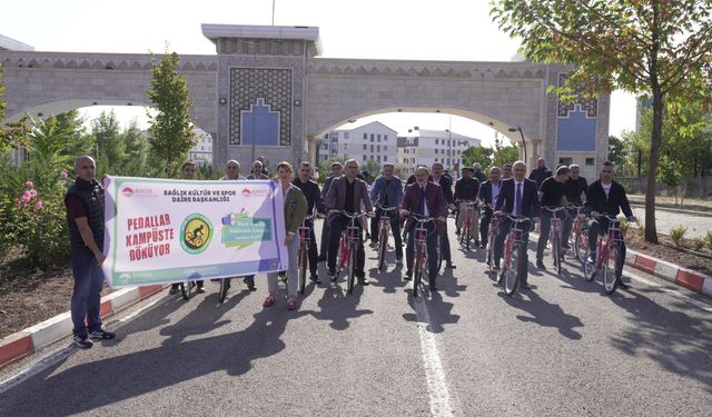 Bingöl Üniversiteside Bisiklet Turu Düzenlendi