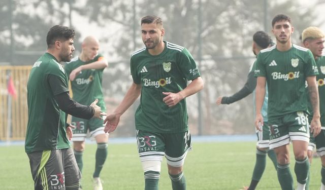 12 Bingölspor Gol Olup Yağdı