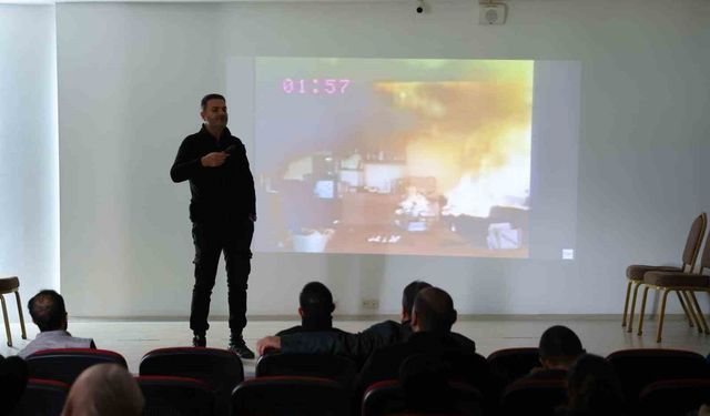 Bingöl’de Dezavantajlı Bireylere Yangın Ve Afet Eğitimi
