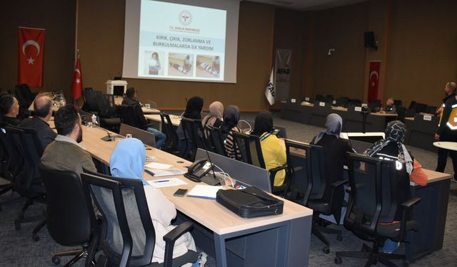 Bingöl’de AFAD Personeline İlkyardım Eğitimi