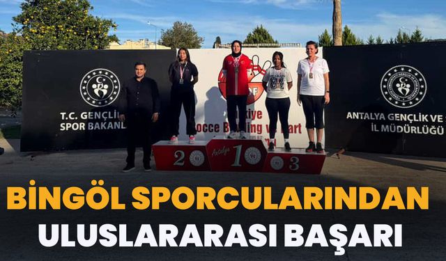Bingöl Sporcularından Uluslararası Başarı