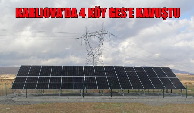 Karlıova’da 4 Köy Güneş Enerji Sistemine Kavuştu