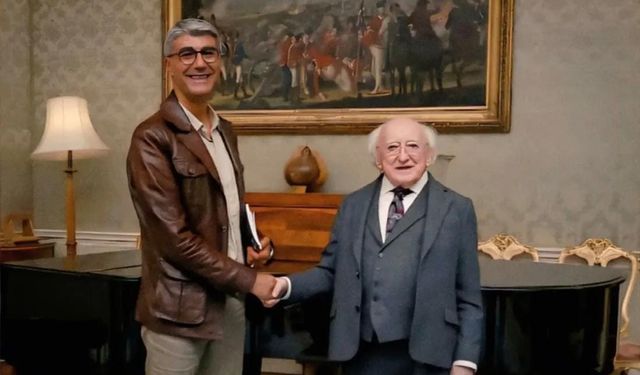 Bingöllü Şair, İrlanda Cumhurbaşkanı Tarafından Karşılandı
