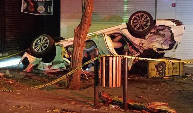 Kontrolünü Kaybeden Otomobil Takla Attı: 1 Ölü, 1 Yaralı