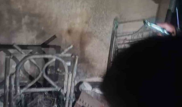 Apartman Boşluğunda Çıkan Yangın Söndürüldü